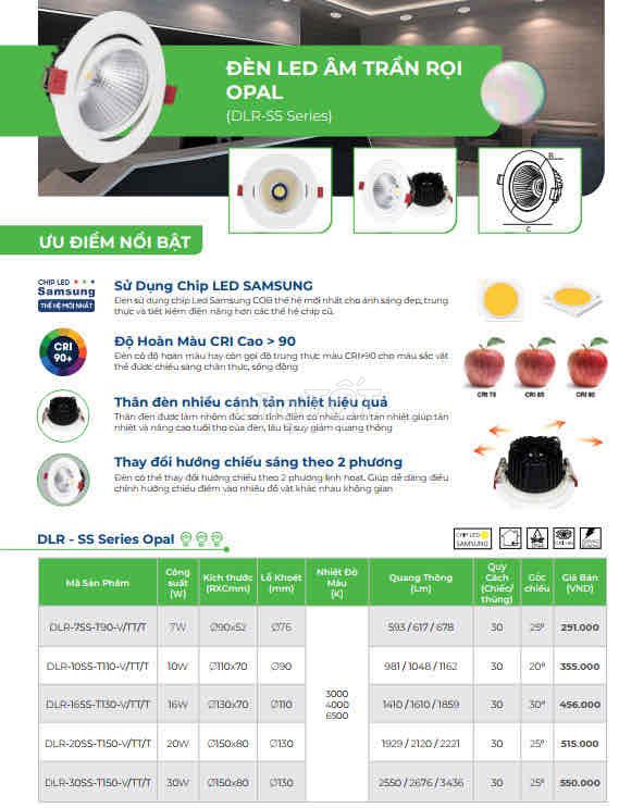 Đèn âm trần Spotlight Trắng. Mua bán Đèn tại Thành phố Thủ Dầu Một Bình Dương được đăng bởi Vy Lê hình 1