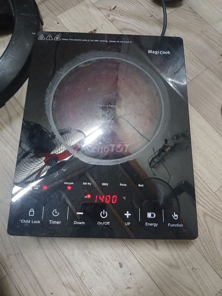 Bếp hồng ngoại MagiCook Đen 1400W. Mua bán Bếp, lò, đồ điện nhà bếp tại Quận 10 Tp Hồ Chí Minh được đăng bởi Dung Le Chi hình 1