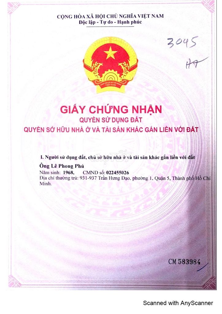 Bán đất thổ cư sổ đỏ 61 m2 Hiệp Thành Quận 12