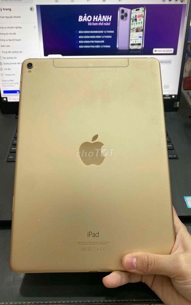 Apple iPad Pro 9.7 inch 32GB Vàng. Mua bán Máy tính bảng tại Quận 3 Tp Hồ Chí Minh được đăng bởi Tuấn Nguyễn hình 1