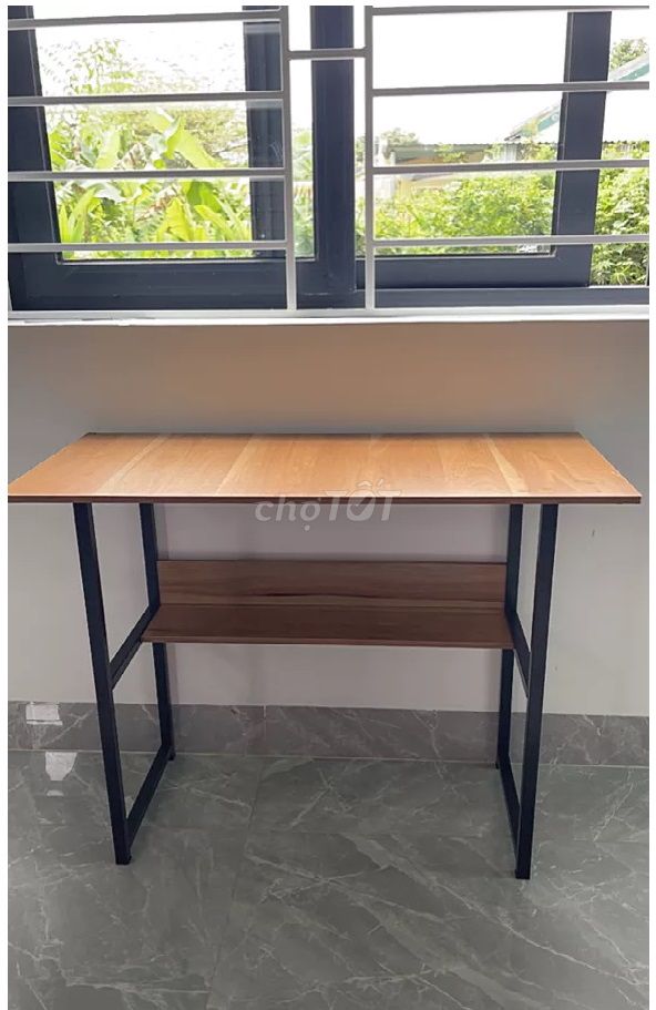 bàn kệ lửng - gỗ MDF giá rẻ sập sàn