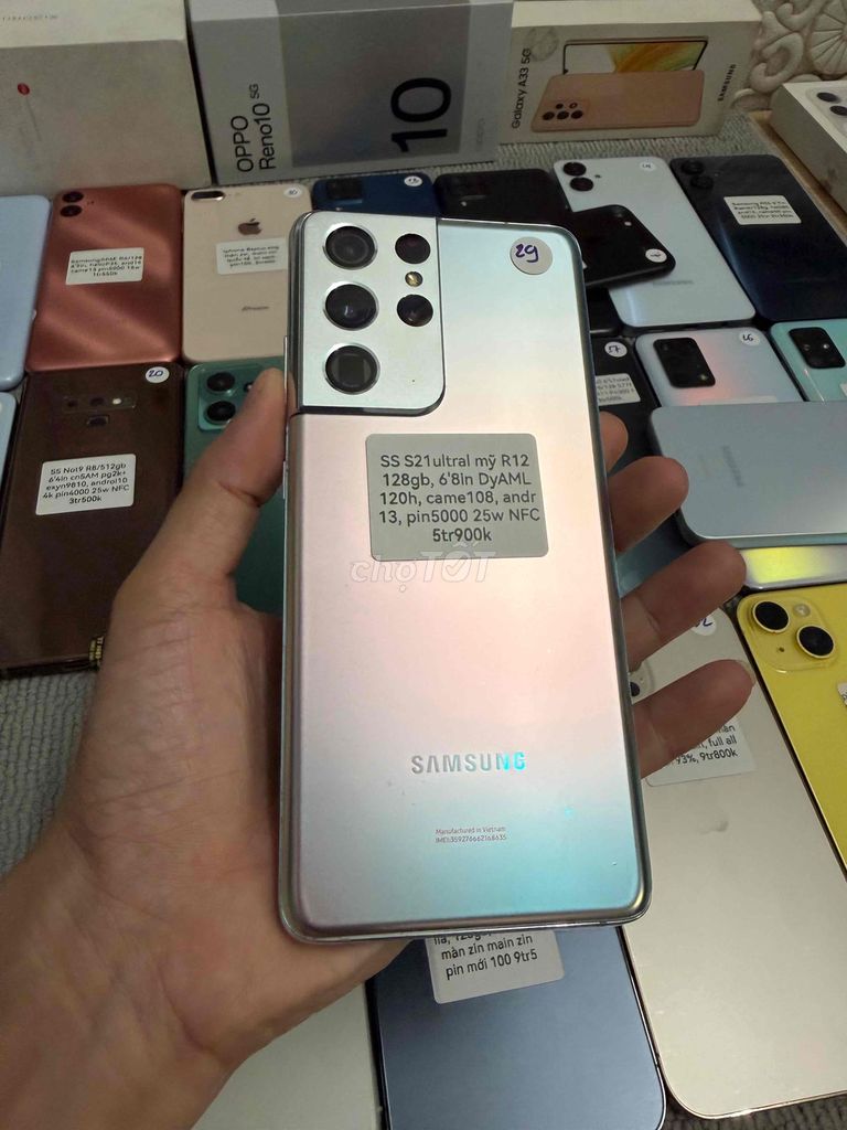 Samsung S21 Ultra 5G 128GB Bạc. Mua bán Điện thoại tại Thành phố Thủ Dầu Một Bình Dương được đăng bởi TTMobileBD hình 1