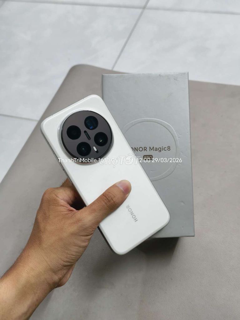Honor Magic 8 Pro Trắng 16/512 fullbox nội địa. Mua bán Điện thoại tại Quận Gò Vấp Tp Hồ Chí Minh được đăng bởi Thanh Tri hình 1