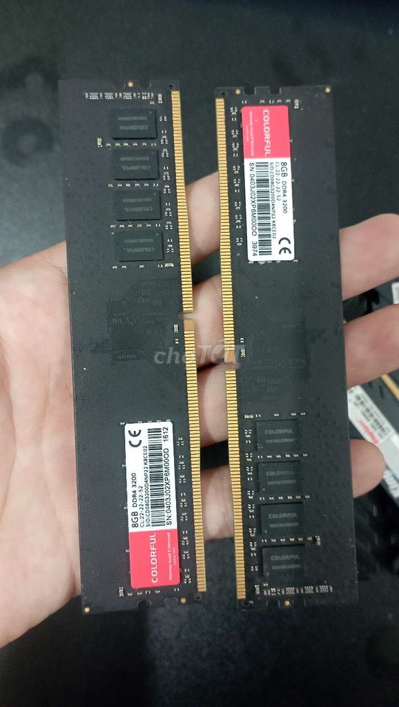 RAM Colorful 16GB (2x8gb) DDR4 bus 3200  th4.2030. Mua bán Linh kiện (RAM, Card...) tại Huyện Thanh Trì Hà Nội được đăng bởi Nguyễn Kiên hình 1