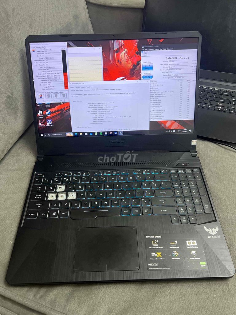 💻Asus Tuf Gaming FX505DT GTX 1650 VGA 4G Ryren 7. Mua bán Laptop tại Quận Đống Đa Hà Nội được đăng bởi HQ Computer hình 1