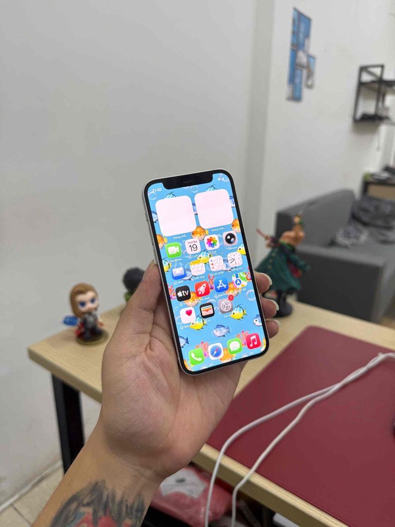 Apple iPhone 12 Mini 128GB Trắng. Mua bán Điện thoại tại Quận Đống Đa Hà Nội được đăng bởi KT Hà Nội Mobile hình 1