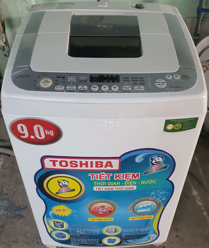 Máy Giặt 9kg Inverter Toshiba cao cấp bảo hành 6th