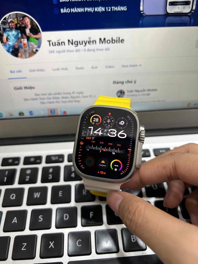 apple watch ultra1 49mm pin 95% giá tốt