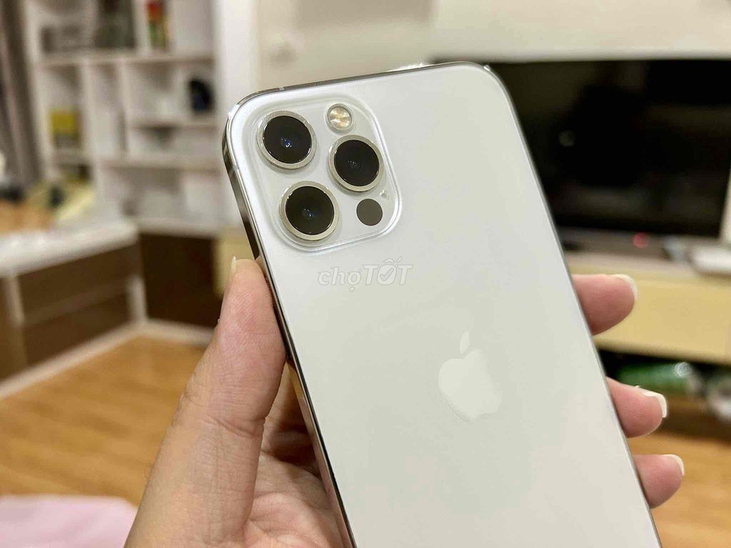 iPhone 12 Pro 128G FULLBOX màu Trắng Apple 03/2025 - 125576483