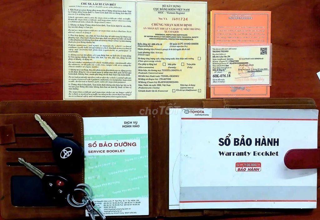 Toyota Innova G 2008 fom 2009 . rất đẹp. Mua bán Ô tô tại Thành phố Biên Hòa Đồng Nai được đăng bởi TRAN QUANG hình 10