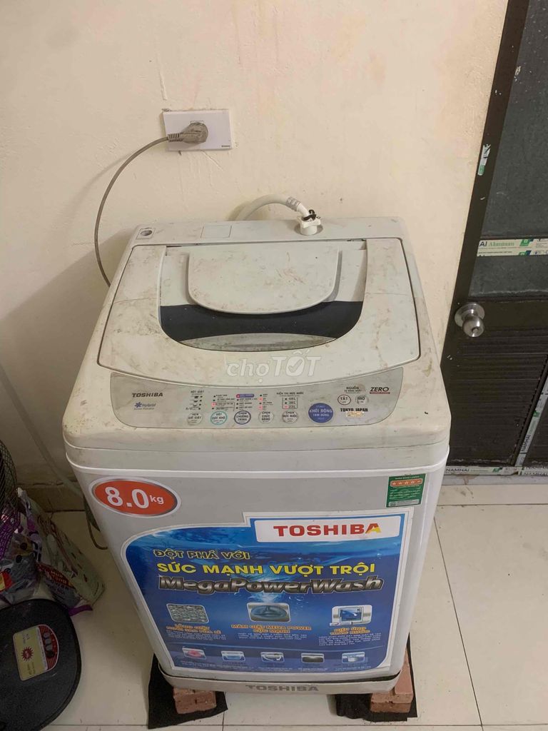 [Máy giặt Toshiba] Máy giặt cửa đứng 8 kg.