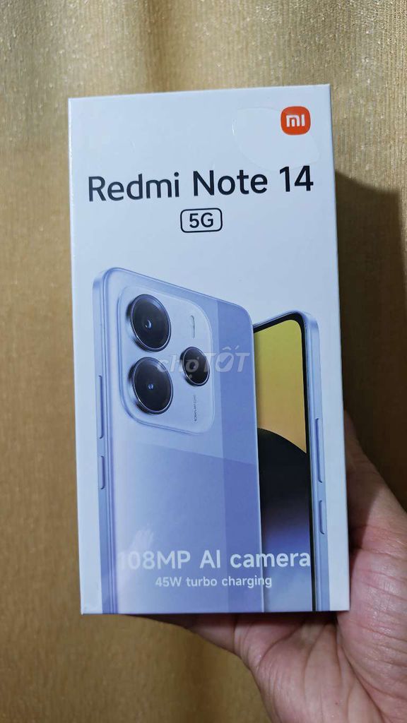 Xiaomi Redmi Note 14 5G 8/256GB Tím Newseal. Mua bán Điện thoại tại Thành phố Sóc Trăng Sóc Trăng được đăng bởi T T hình 1
