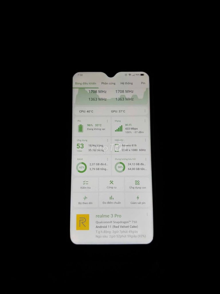 Realme 3 Pro 4GB/64GB Android 11. Mua bán Điện thoại tại Quận 7 Tp Hồ Chí Minh được đăng bởi Hội Đồ Điện Tử hình 1