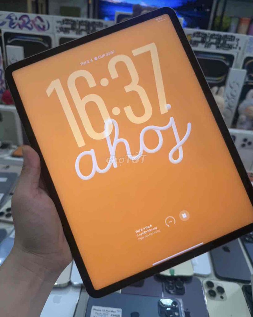 iPad Pro 12.9 M1 5G 256GB Xám P100 Sạc 111Lan Zin. Mua bán Máy tính bảng tại Quận Gò Vấp Tp Hồ Chí Minh được đăng bởi TÁO UY TÍN CHUYÊN SỈ LẺ IPHONE IPAD TUYỂN CTV hình 1