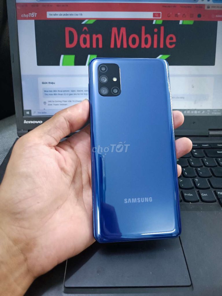 SAMSUNG M51 8GB.128GB PIN 7000 SNAP 730 MÁY ĐẸP. Mua bán Điện thoại tại Quận Bình Thạnh Tp Hồ Chí Minh được đăng bởi Dân Mobile hình 1