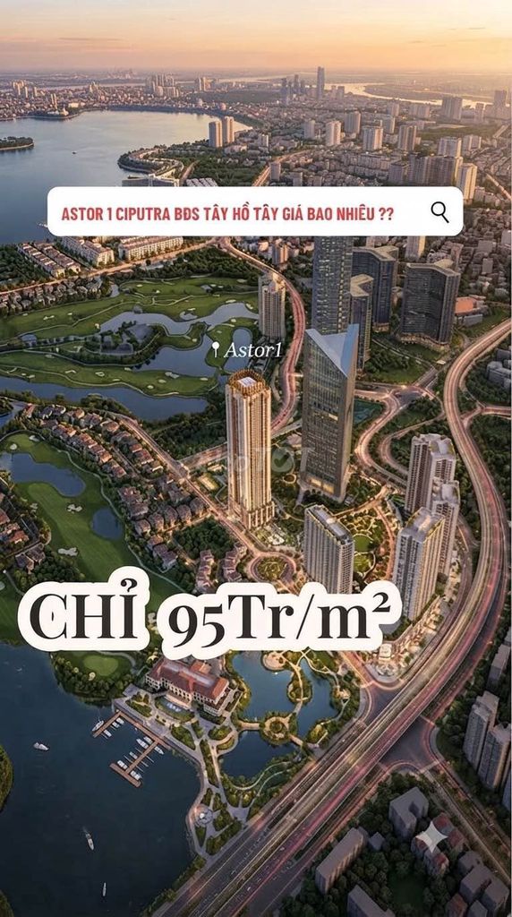 Квартира IA25 Ciputra (Astor 1) у Западного озера