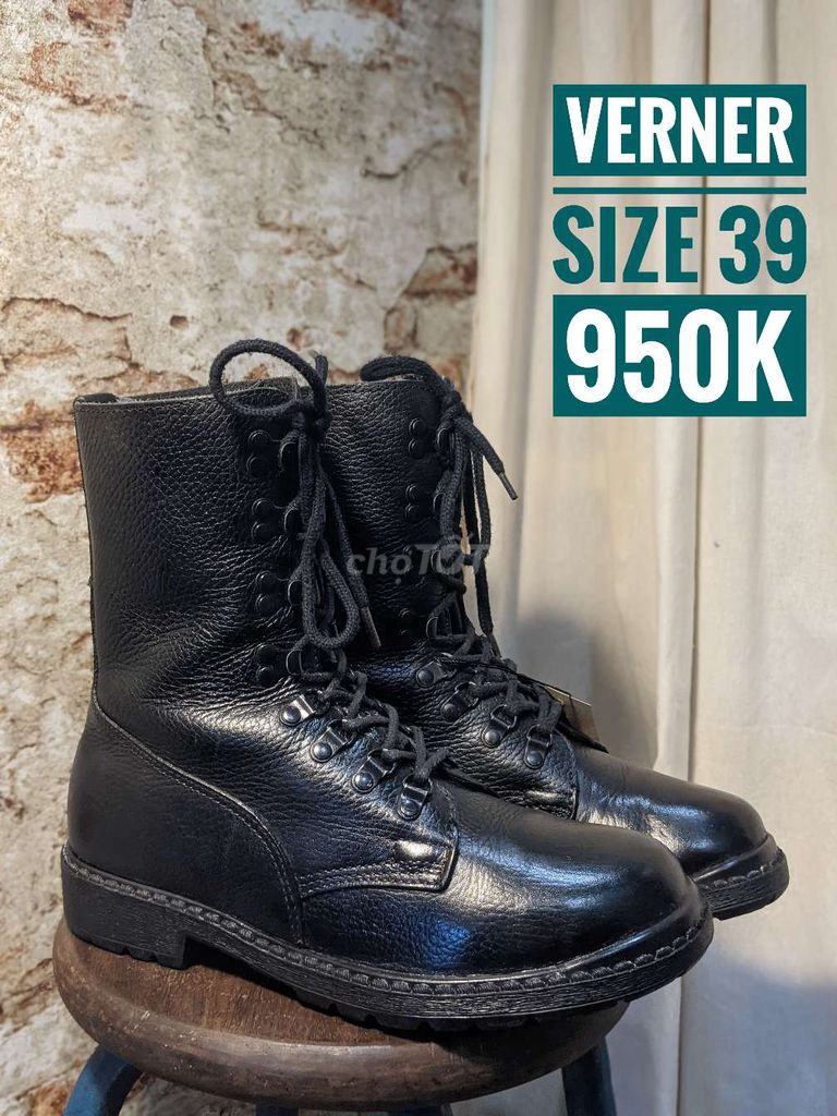 Combat boots size 39 Verner