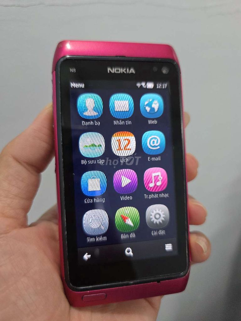 Nokia N8 Hồng Carl Zeiss. Mua bán Điện thoại tại Thị xã Bến Cát Bình Dương được đăng bởi Anh Long hình 1