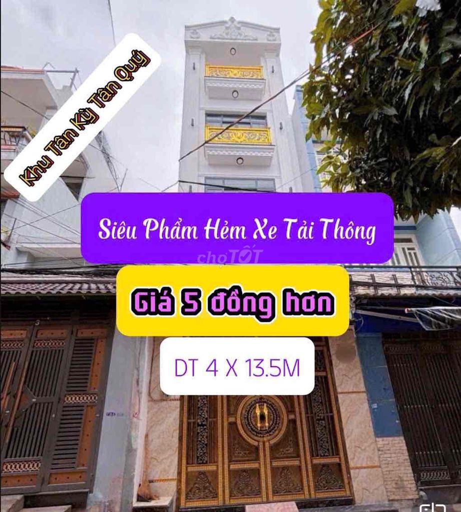 Xem là mê ngày - Hẻm 6m - Khu Tân Kỳ Tân Quý -