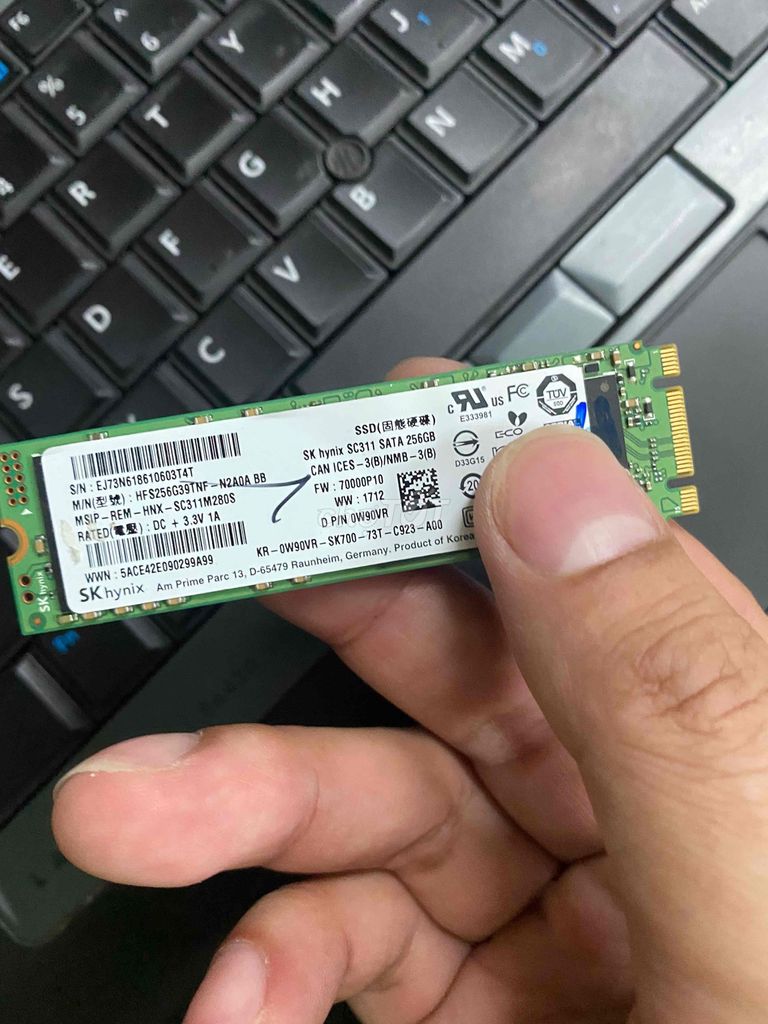 SSD M2 256G zin us Skhynix sẵn Win 10 Pro