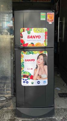 Tủ lạnh Sanyo 135 lít êm nhẹ điện không bám tuyêt🖤