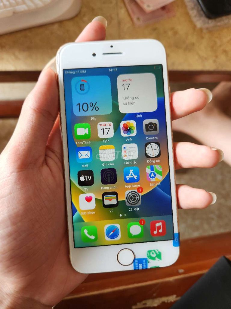 Apple iPhone 8 Trắng Đã sử dụng. Mua bán Điện thoại tại Huyện Đan Phượng Hà Nội được đăng bởi flash hình 1