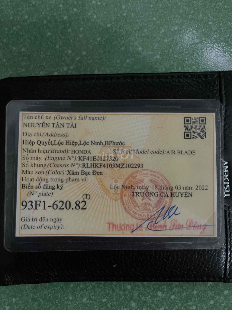 Honda Air Blade 150cc Xám bạc đen. Mua bán Xe máy tại Huyện Long Thành Đồng Nai được đăng bởi nguyễn tấn tài hình 6