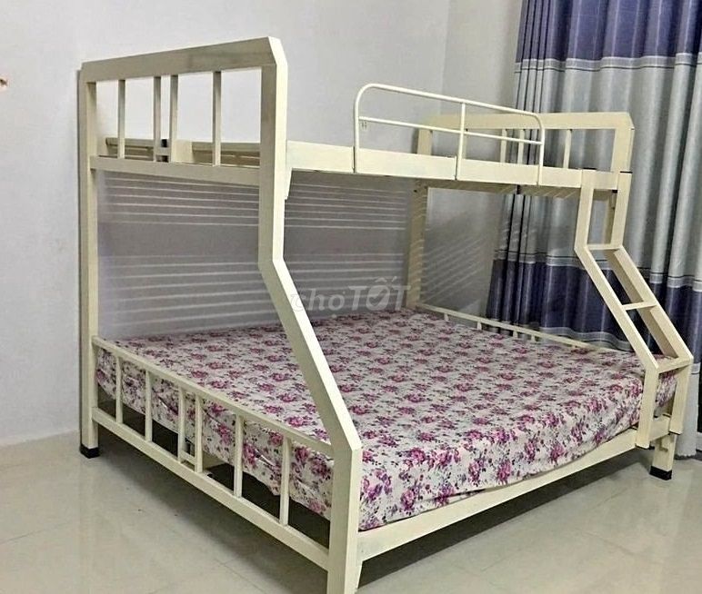 GIƯỜNG 2 TẦnng SẮT.hhỘp 4*8.dÀY DẶn -THIẾT KẾ ĐẸPP