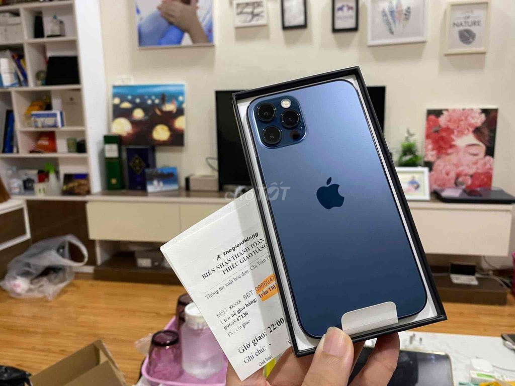 iPhone 12 Pro 512G FULLBOX blue keng APPLE 2024. Mua bán Điện thoại tại Quận Thanh Xuân Hà Nội được đăng bởi Nguyễn Huy Dũng hình 1