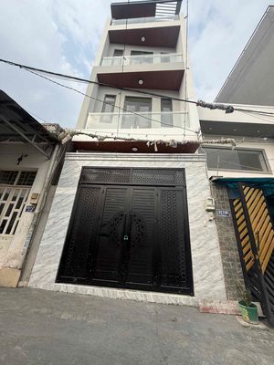 Bán nhà mới 4 tầng hẻm xe hơi đường Làng Tăng Phú, sổ hồng riêng