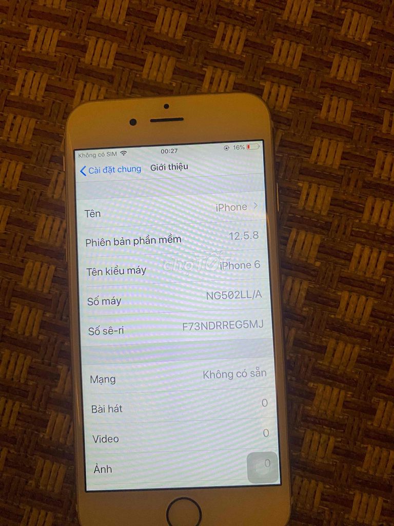 iPhone 6 Vàng. Mua bán Điện thoại tại Quận Bắc Từ Liêm Hà Nội được đăng bởi Ngô Minh Thế hình 1