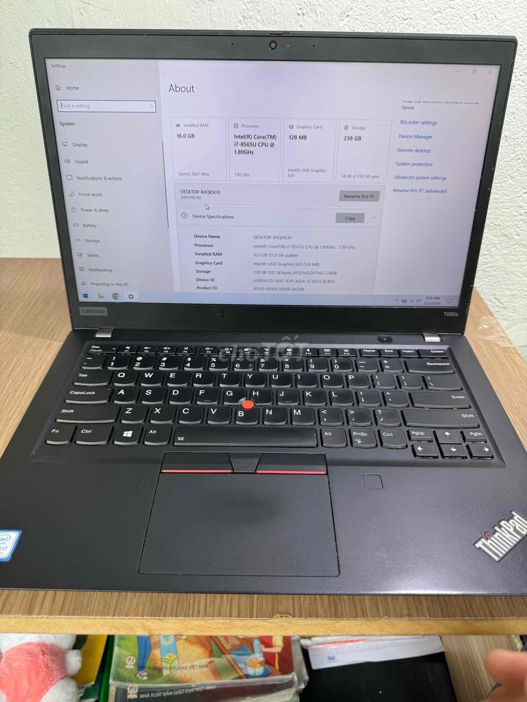 Lenovo Thinkpad T490s i7 16GB/256. Mua bán Laptop tại Quận Bình Tân Tp Hồ Chí Minh được đăng bởi Dũ hình 1