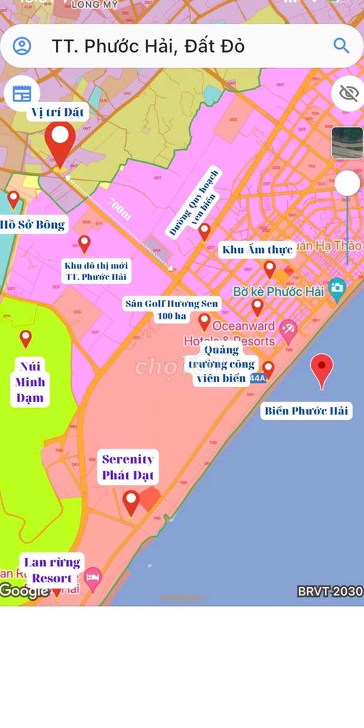 Bán 851m2 đất Thị Trấn Phước Hải - cạnh khu Đồng Gió. Mua bán đất tại Huyện Đất Đỏ Bà Rịa - Vũng Tàu được đăng bởi Trần Thị Thơm hình 3