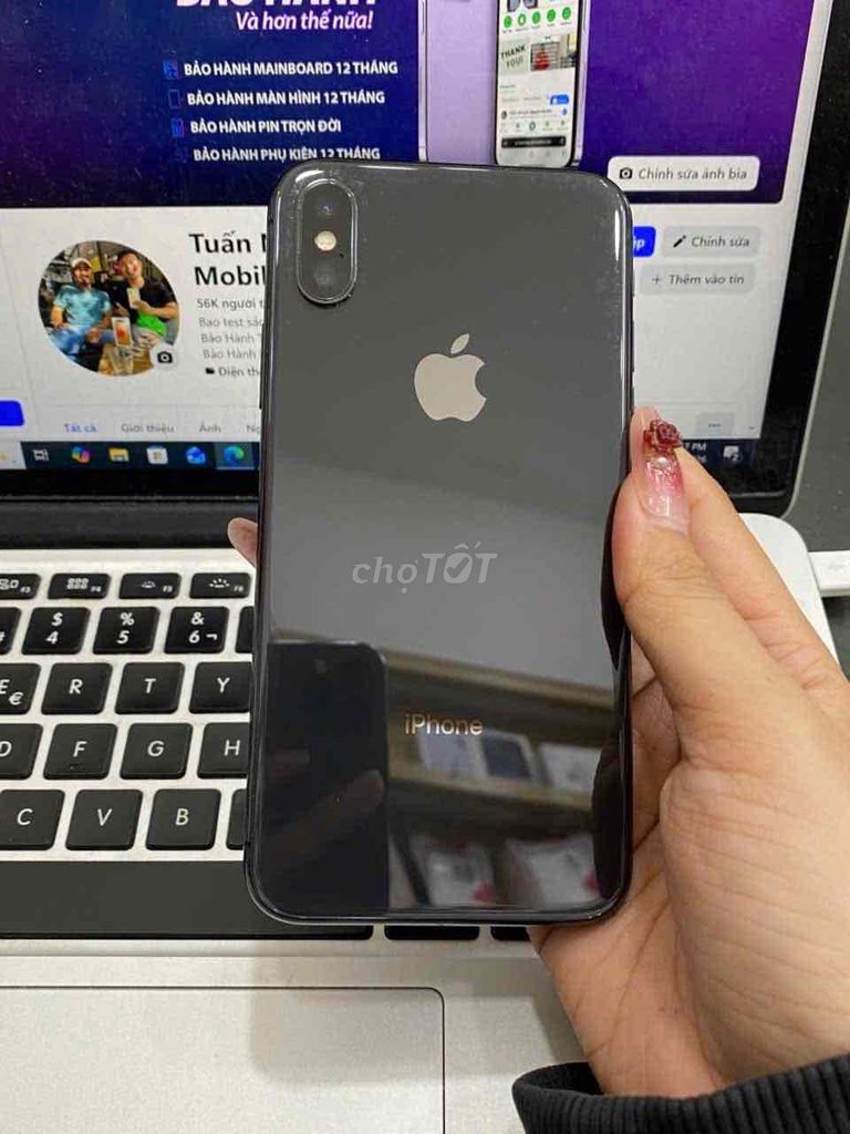 Iphone X 64G Đen VN/A - Pin 100% giá rẻ. Mua bán Điện thoại tại Quận 3 Tp Hồ Chí Minh được đăng bởi Tuấn Nguyễn hình 1
