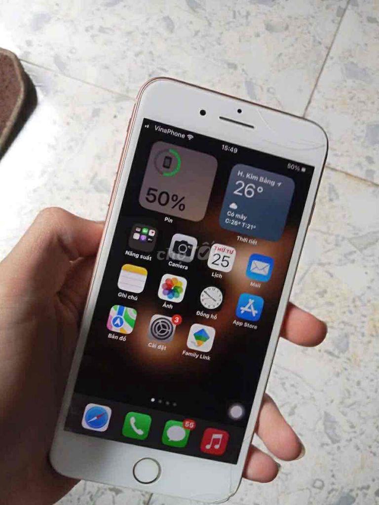 Apple iPhone 8 Plus 256GB Vàng hồng. Mua bán Điện thoại tại Huyện Kim Bảng Hà Nam được đăng bởi Mai Anh Tuấn hình 1