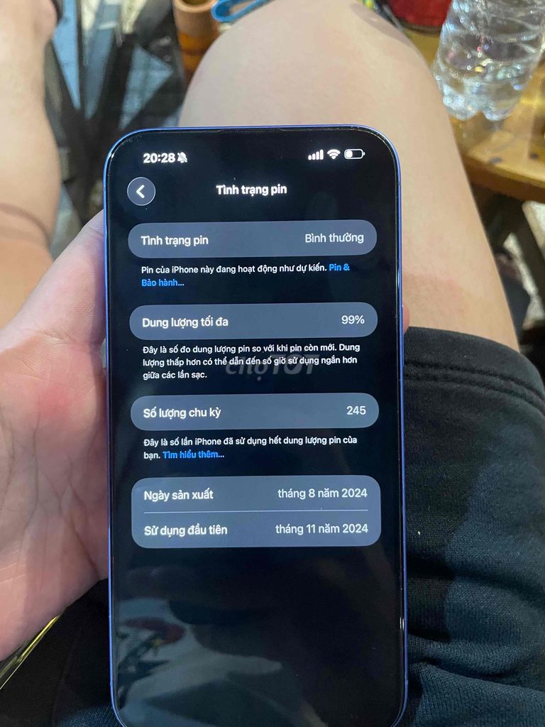 Apple iPhone 16 Plus 128GB Xanh 99%. Mua bán Điện thoại tại Quận Bình Tân Tp Hồ Chí Minh được đăng bởi Dream- Bảo hình 1
