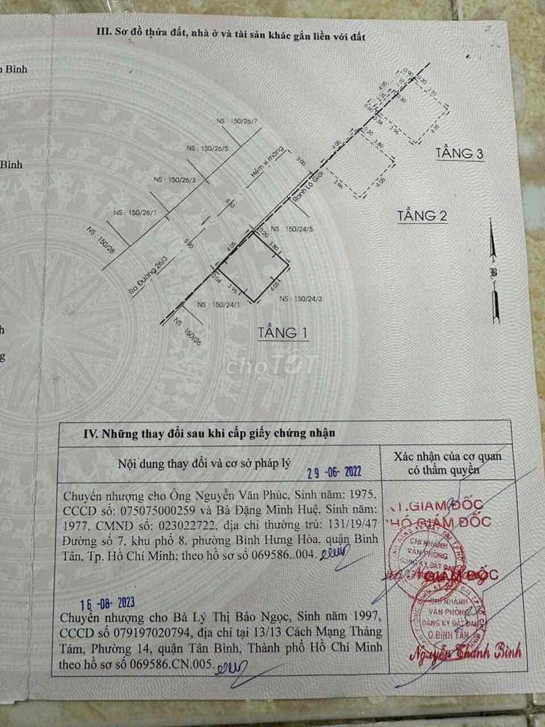2,75 tỷ chính chủ đứng bán, 3 pn, đường 26/3 , Bình Hưng Hoà, Bình Tân. Mua bán Nhà ở tại Quận Bình Tân Tp Hồ Chí Minh được đăng bởi Nguyễn Phượng hình 2