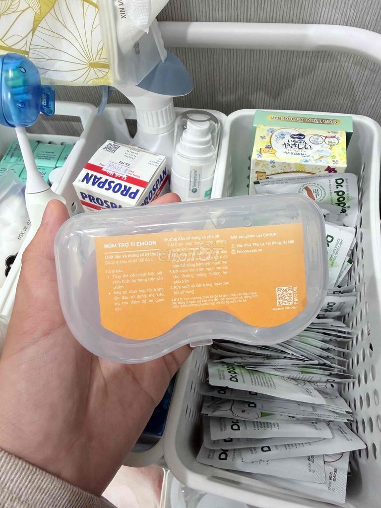 Núm trợ ti EMOON Silicone. Mua bán Mẹ và bé tại Quận Hoàn Kiếm Hà Nội được đăng bởi Minh Phương hình 1