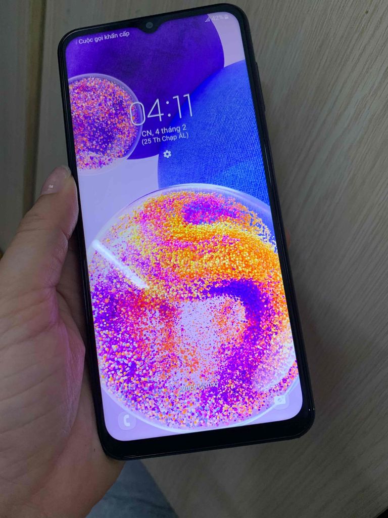 Samsung A23 128GB Đen Zin full. Mua bán Điện thoại tại Quận 4 Tp Hồ Chí Minh được đăng bởi susu hình 1