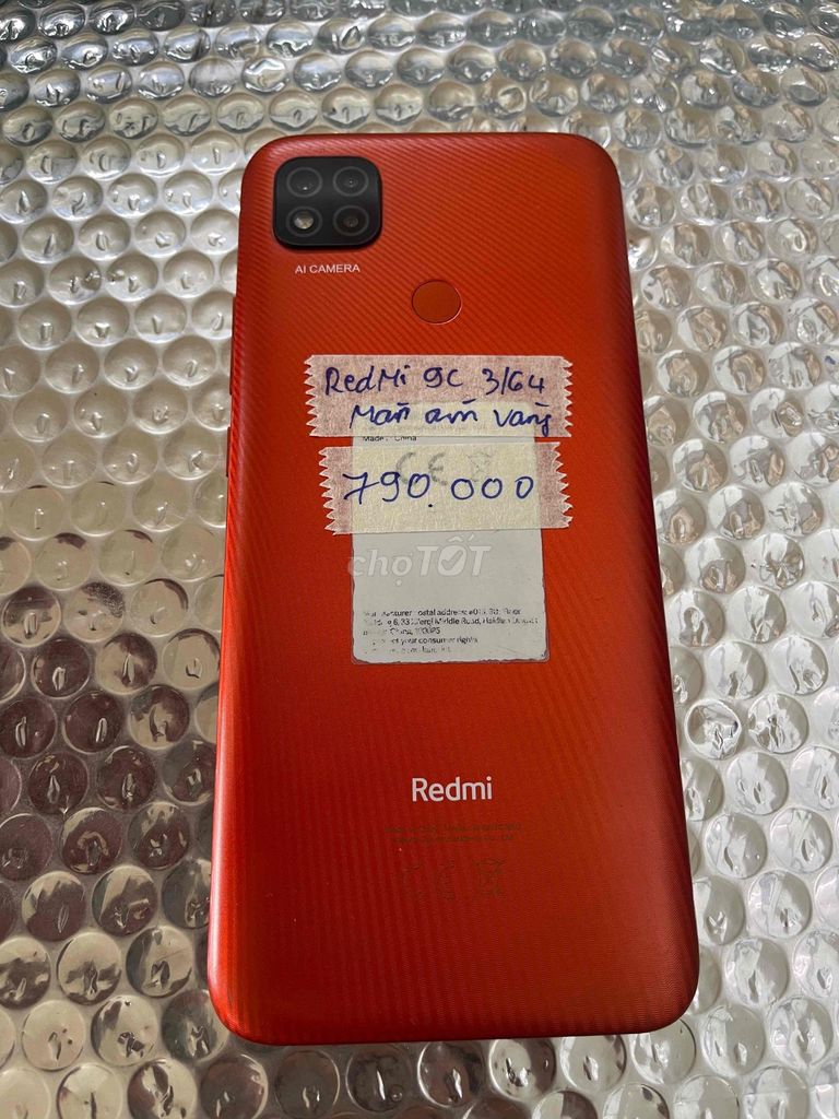 Xiaomi Redmi 9C 3/64GB màn ám vàng. Mua bán Điện thoại tại Quận Ninh Kiều Cần Thơ được đăng bởi Cầm Đồ Anh Quý hình 1