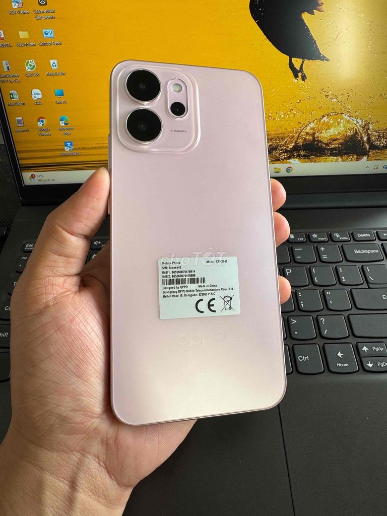 Oppo Reno14 F 5G 12-256GB. ZIN đẹp 99. Mua bán Điện thoại tại Quận Ninh Kiều Cần Thơ được đăng bởi phan Nhân  hình 1