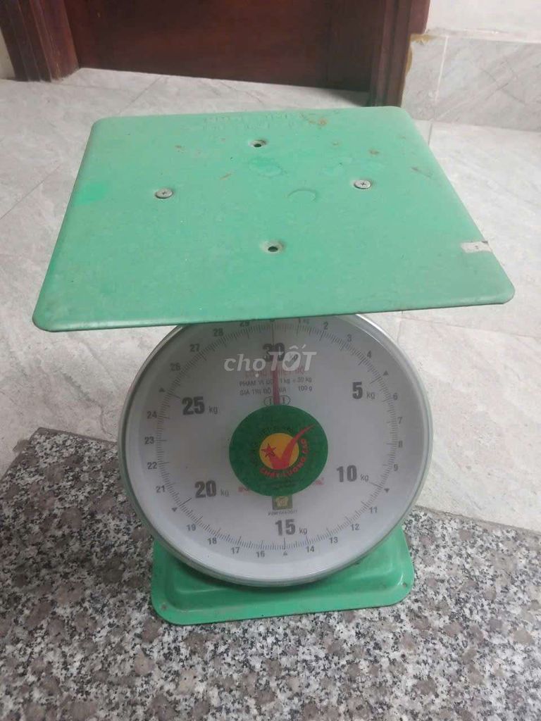 Cân cơ học 30kg Xanh lá Mới. Mua bán Nội thất, đồ gia dụng khác tại Quận Thanh Xuân Hà Nội được đăng bởi Cá Nhân hình 1