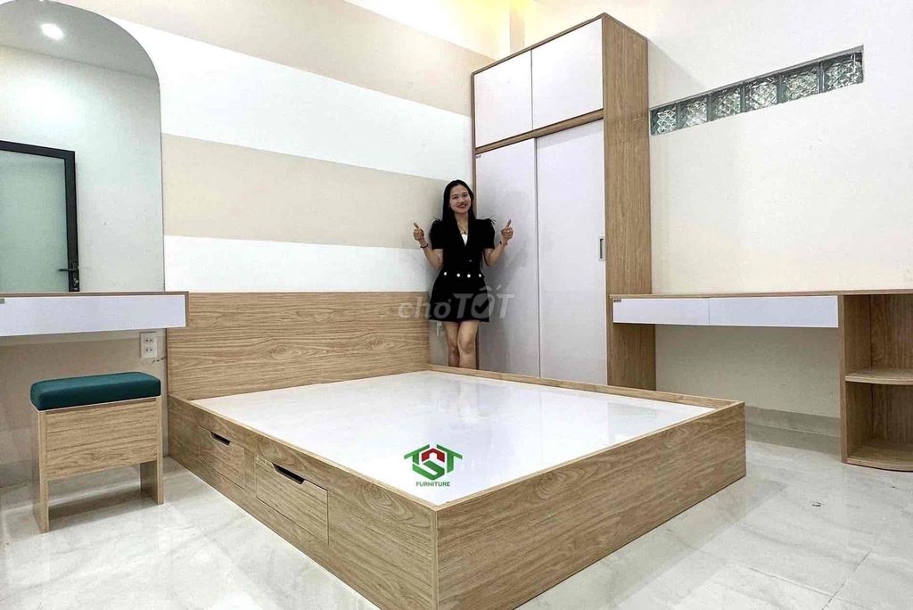 Thiết kế nội thất phòng ngủ hiện đại giá siêu tốt. Dịch vụ tại Quận Thanh Khê Đà Nẵng được đăng bởi Nội thất bếp trọn gói TST  hình 1