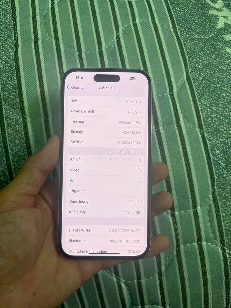 Apple iPhone 14 Pro 128GB Vàng Like New. Mua bán Điện thoại tại Quận Tân Phú Tp Hồ Chí Minh được đăng bởi Hội Đồ Điện Tử hình 1