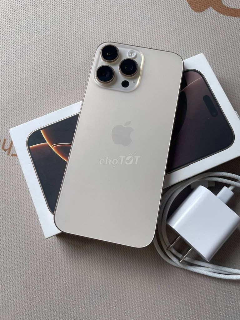 Apple iPhone 16 Pro Max 256GB Sa mạc Đã sử dụng. Mua bán Điện thoại tại Quận 5 Tp Hồ Chí Minh được đăng bởi Hội Đồ Điện Tử hình 1