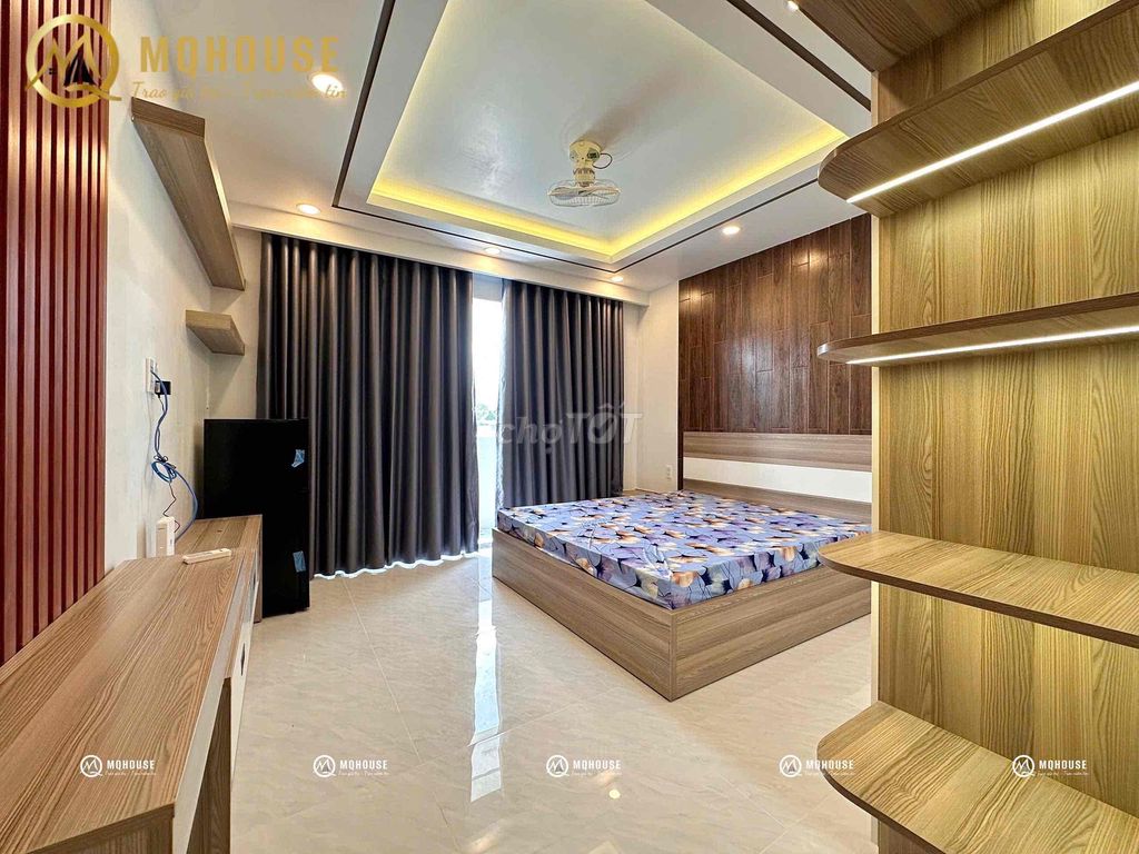 Studio Ban Công Mới Gần Đại Học Văn Hiến - Full Nội Thất