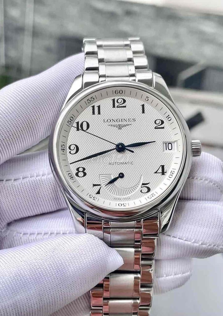 Longines Master có kim xăng báo cót đẹp Fullbox