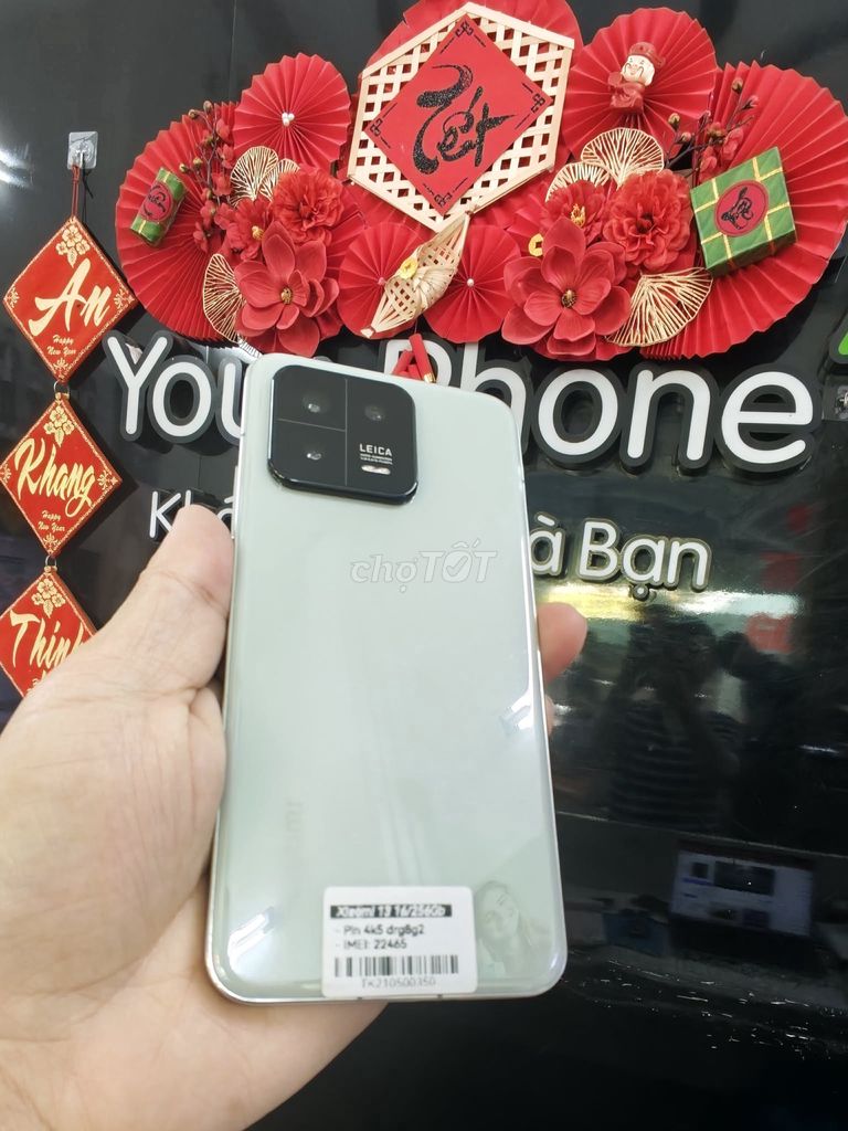 Xiaomi Mi 13 256GB xanh 99% có trả góp. Mua bán Điện thoại tại Quận Hải Châu Đà Nẵng được đăng bởi Your Phone hình 1