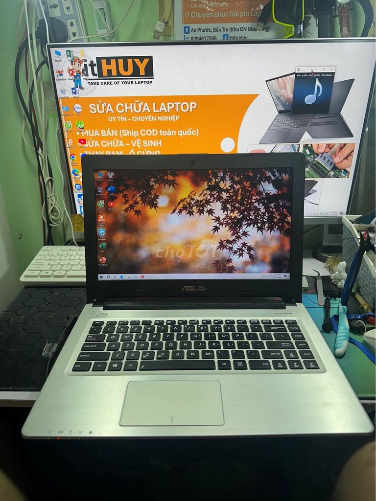 Asus VivoBook i3 14 inch 4GB/466GB Bạc. Mua bán Laptop tại Thành phố Bến Tre Bến Tre được đăng bởi Hội Đồ Điện Tử hình 1