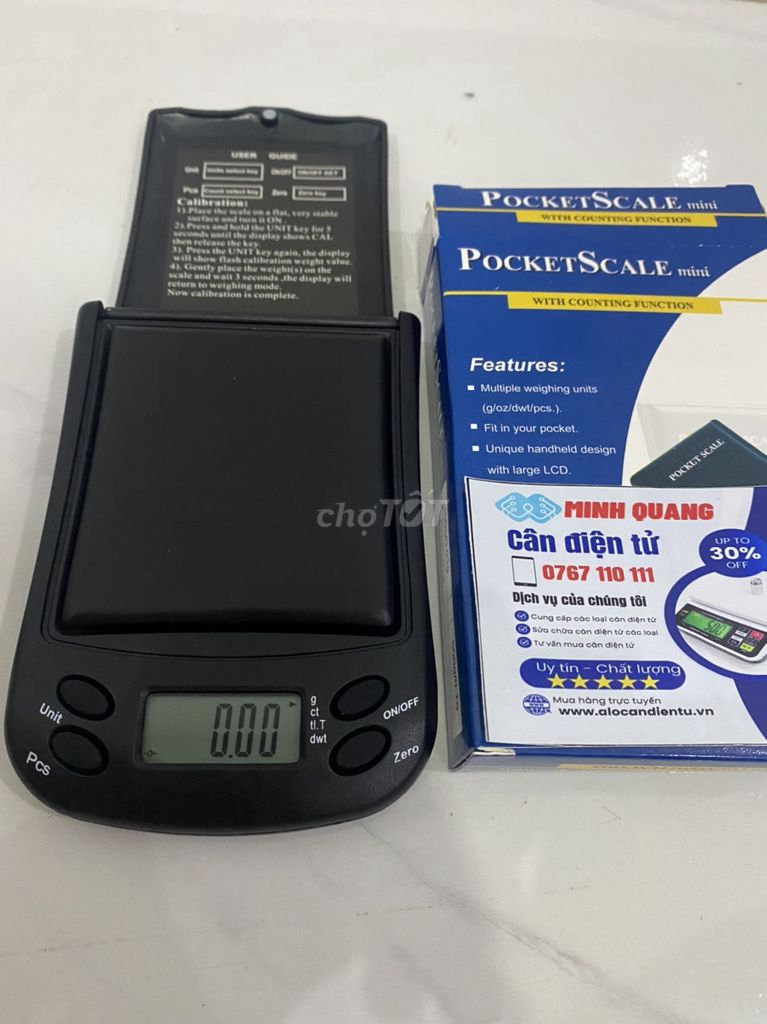 Cân tiểu ly POCKET mini 200g 0.01g Đen. Mua bán Nội thất, đồ gia dụng khác tại Thành phố Buôn Ma Thuột Đắk Lắk được đăng bởi CÂN MINH QUANG hình 1